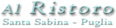 Logo del ristorante pizzeria Al Ristoro - Santa Sabina