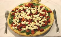 Pizza crudaiola